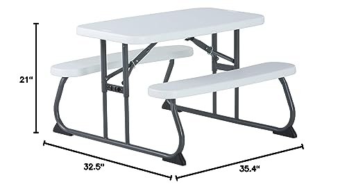 Kids Picnic Table White