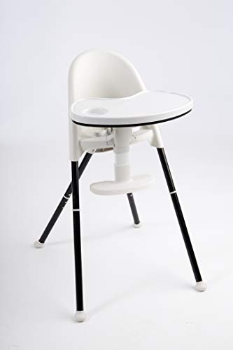 Convertible High Chair with Adjustable Backrest and Tray