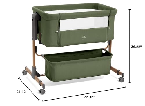 3-in-1 Adjustable Baby Bassinet with Rocking Feature