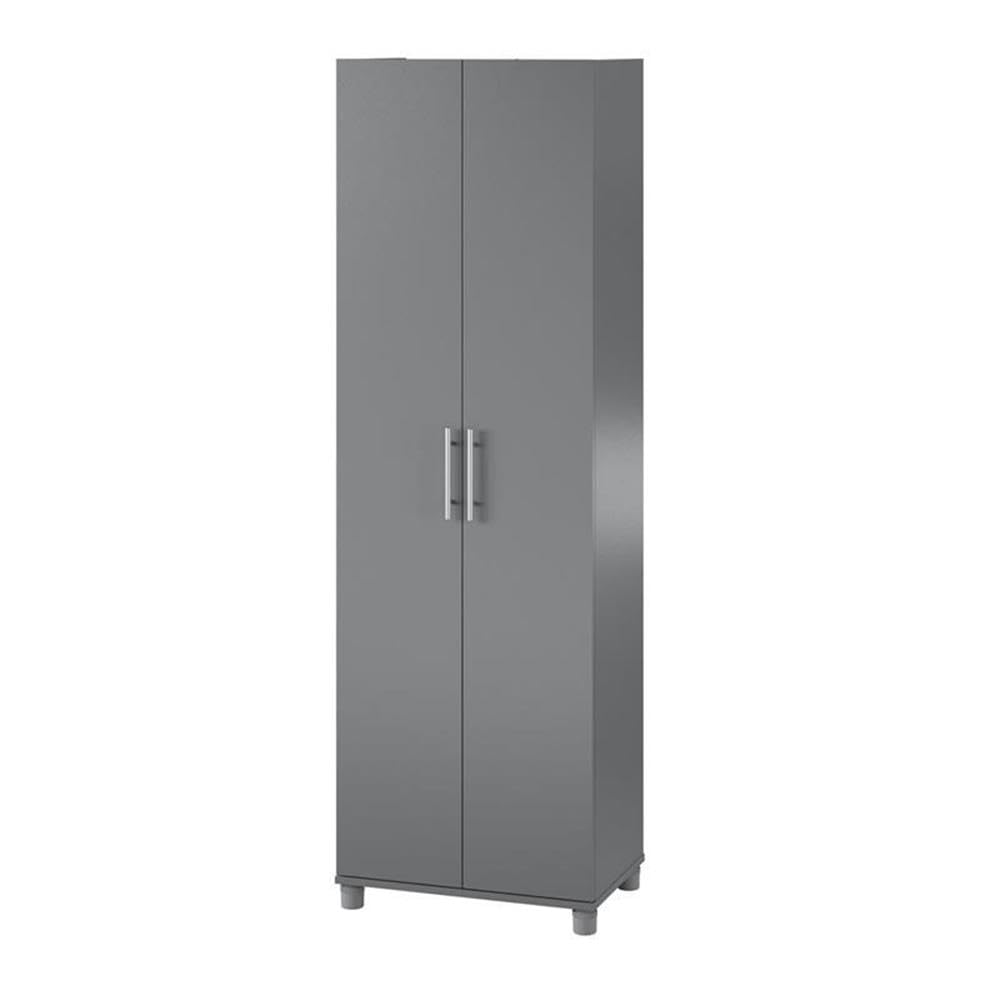 24" Utility Storage Cabinet with 5 Shelves - Graphite Gray