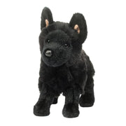Harko Black German Shepherd Dog Plush Stuffed Animal