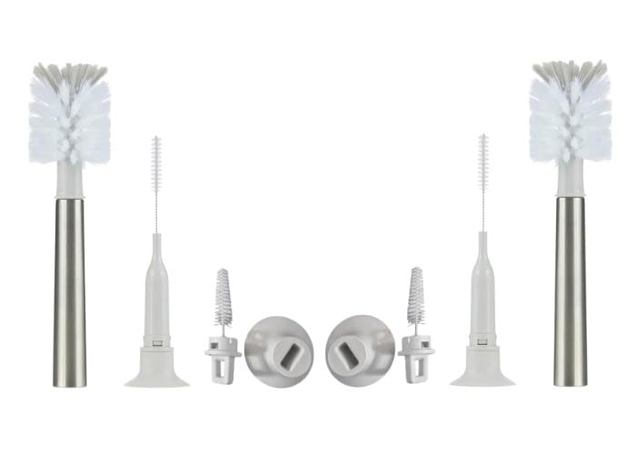 3-in-1 Stainless Bottle Brush for Baby Bottles - Water Bottle Brush Cleaner