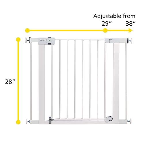 Pressure Mounted Baby Gate Auto-Close 29-38 Inches