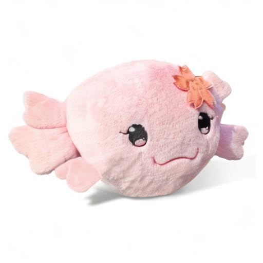 Stuffed Animal, Pink, 19.6", Soft Cuddly Microwavable