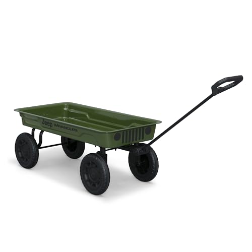 Kids Pull Wagon with All-Terrain Wheels and Steel Frame