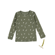The Printed Long Sleeve Tee -  Squirrel