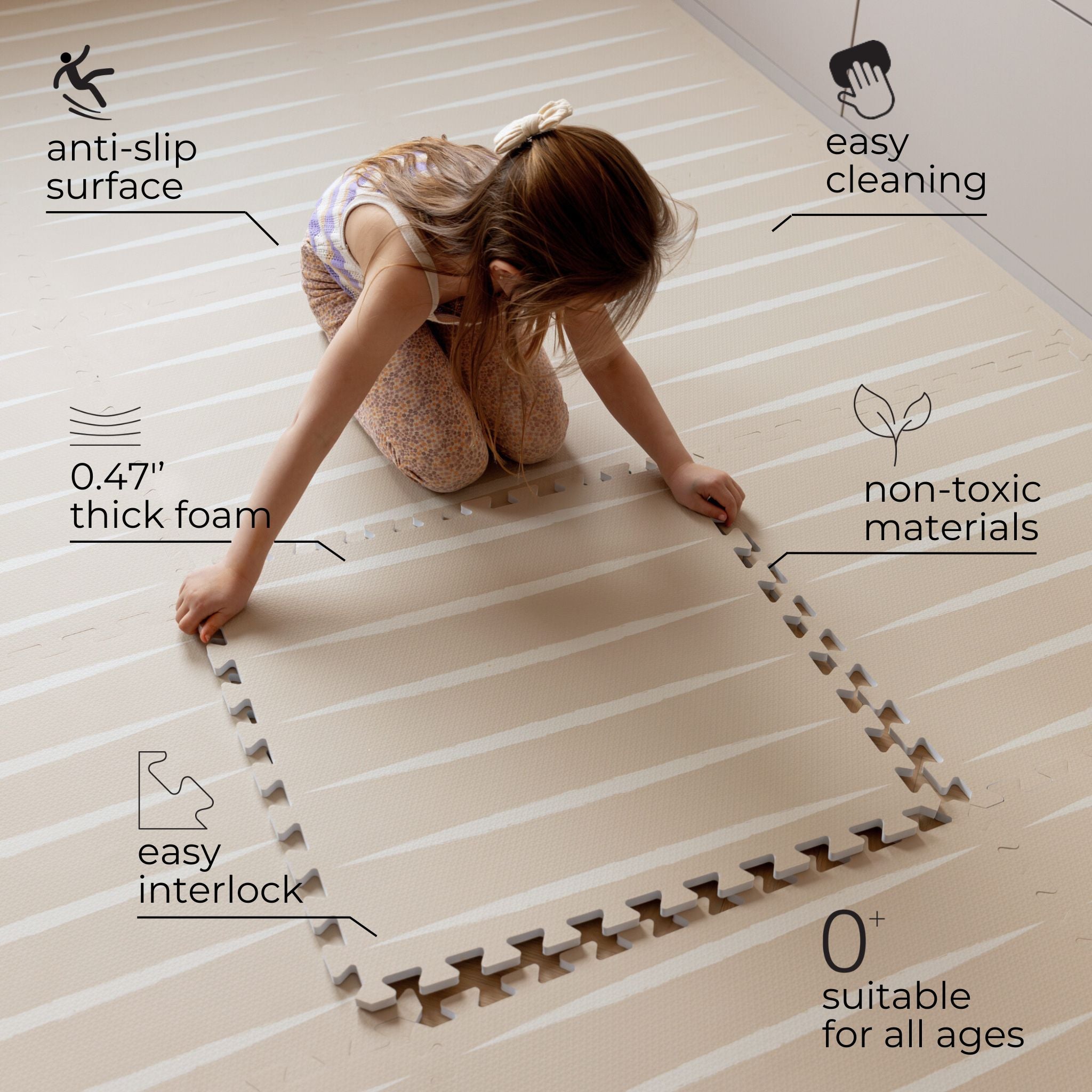 Lucio - Desert Sand - Play mat