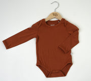 Pecan | Long Sleeve Bodysuit