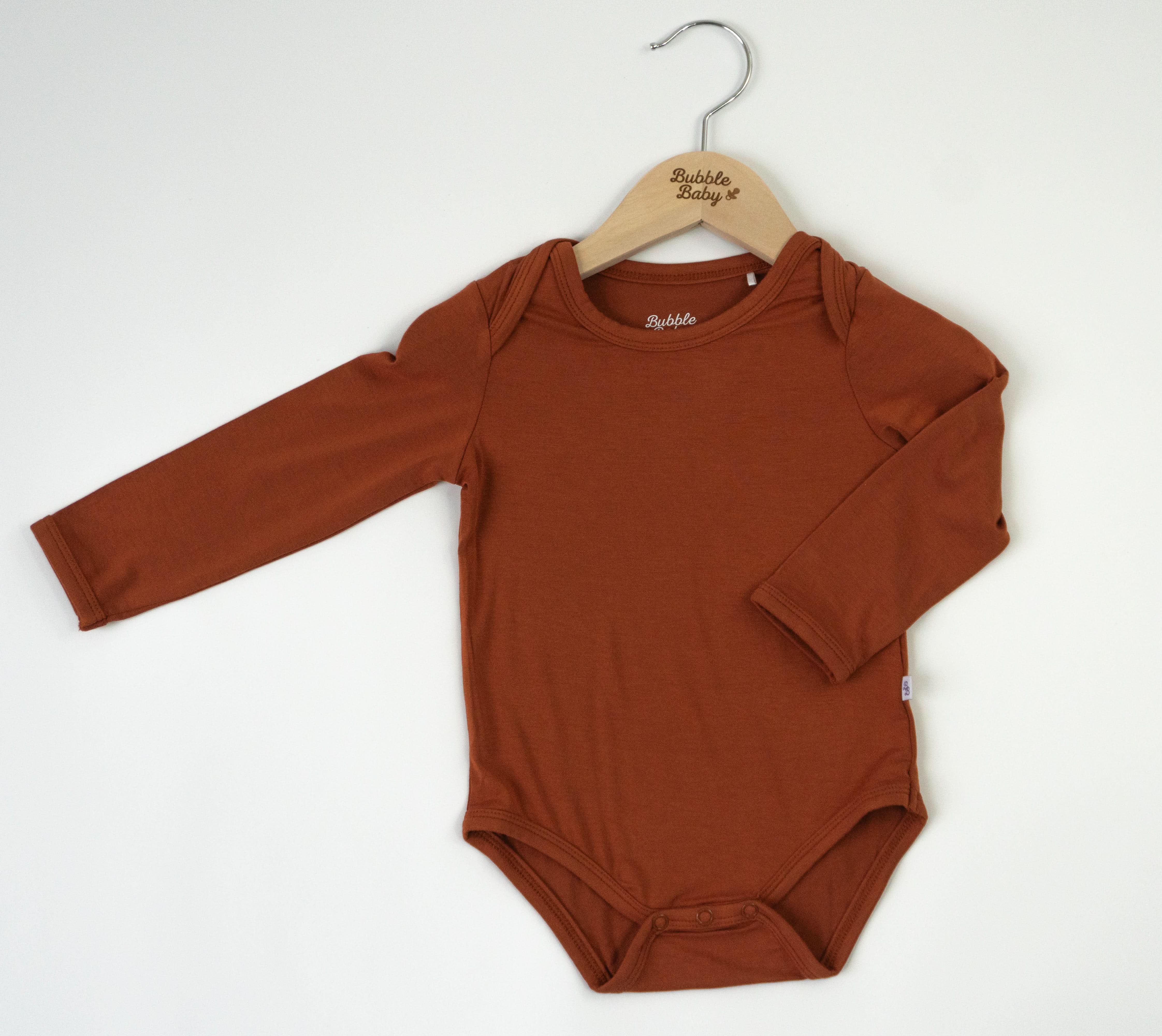 Pecan | Long Sleeve Bodysuit