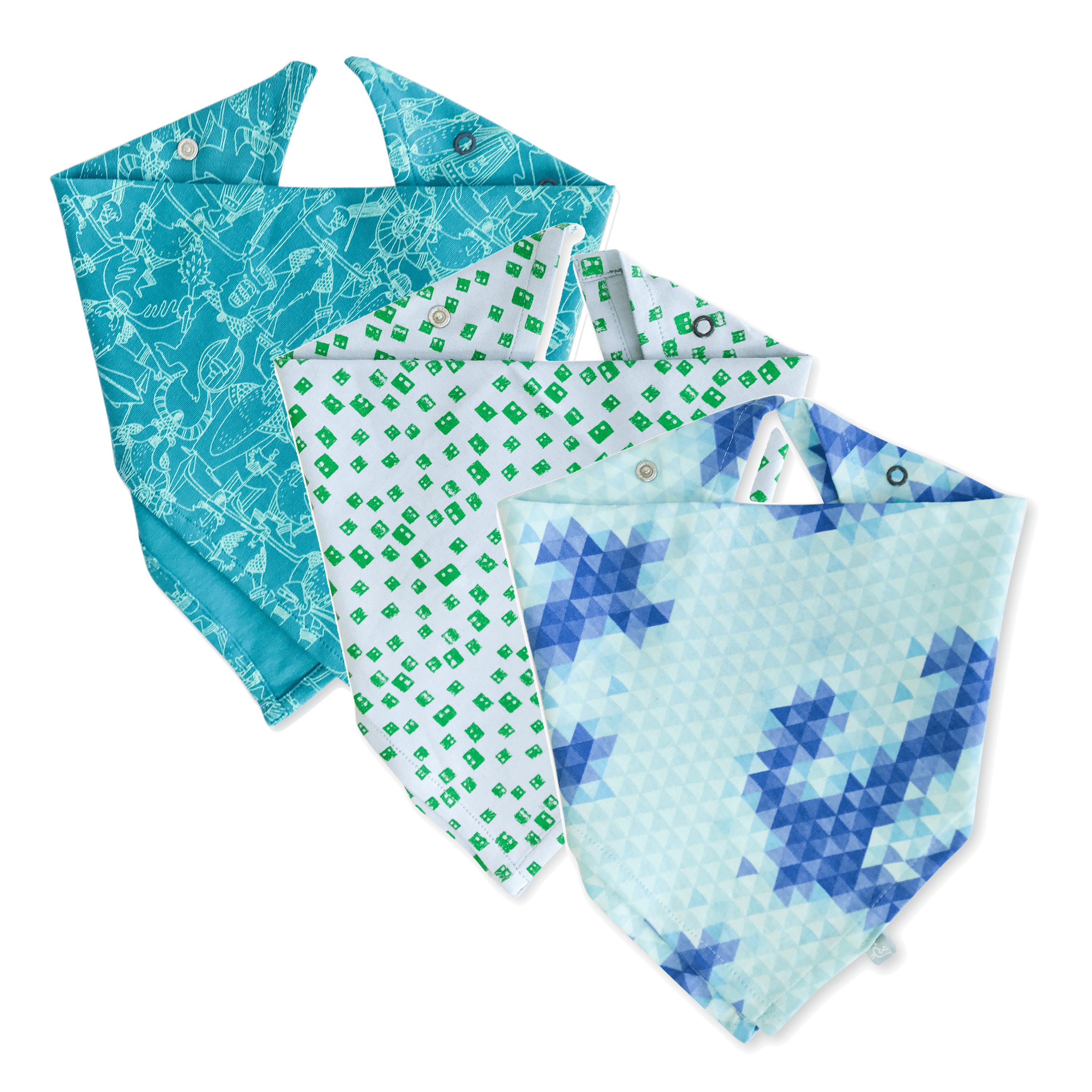 3pc lovie bib set | anchor