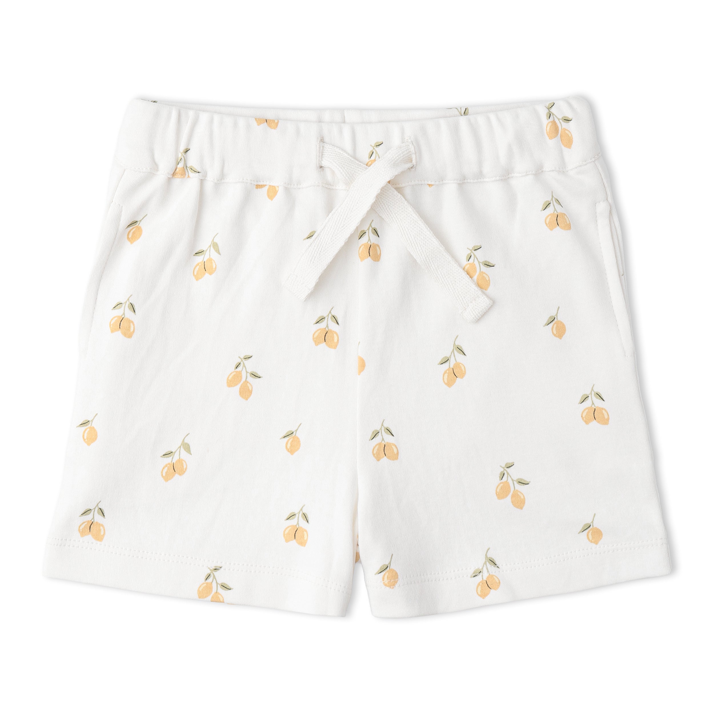 Organic Tee & Shorts Set - Lemons