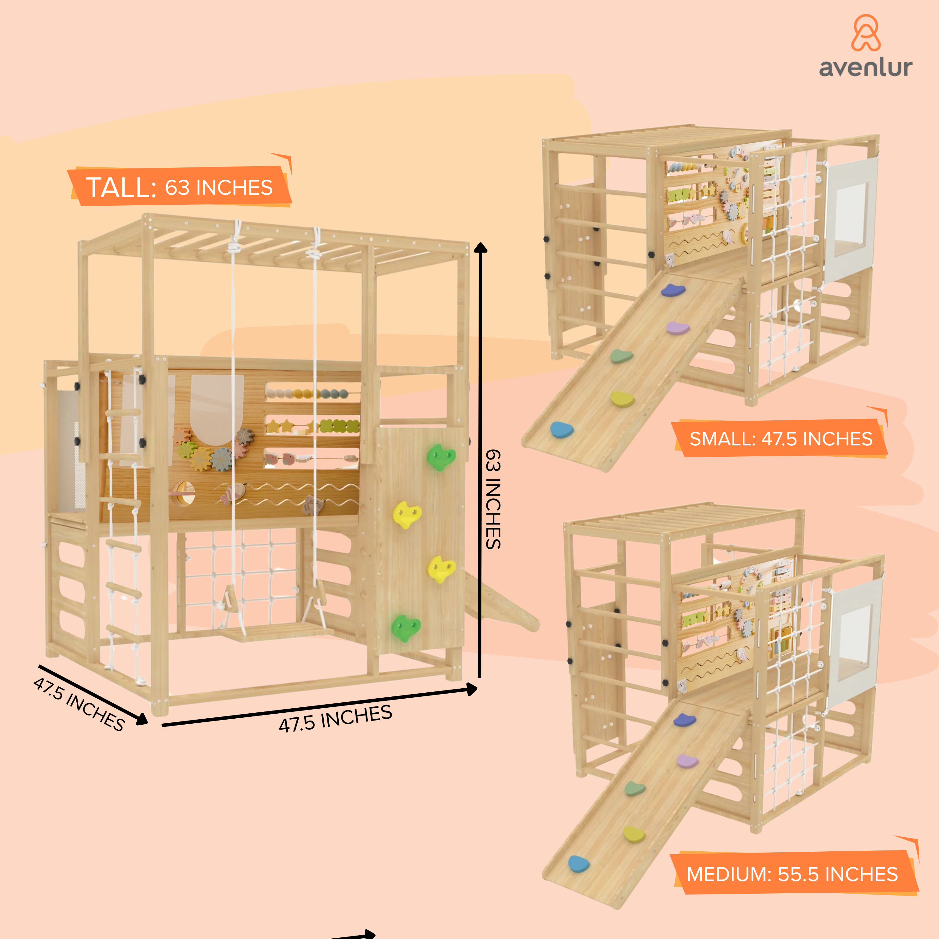 Alpine Adventure Indoor Play Gym – Climber, Slide & Kids Activity Set