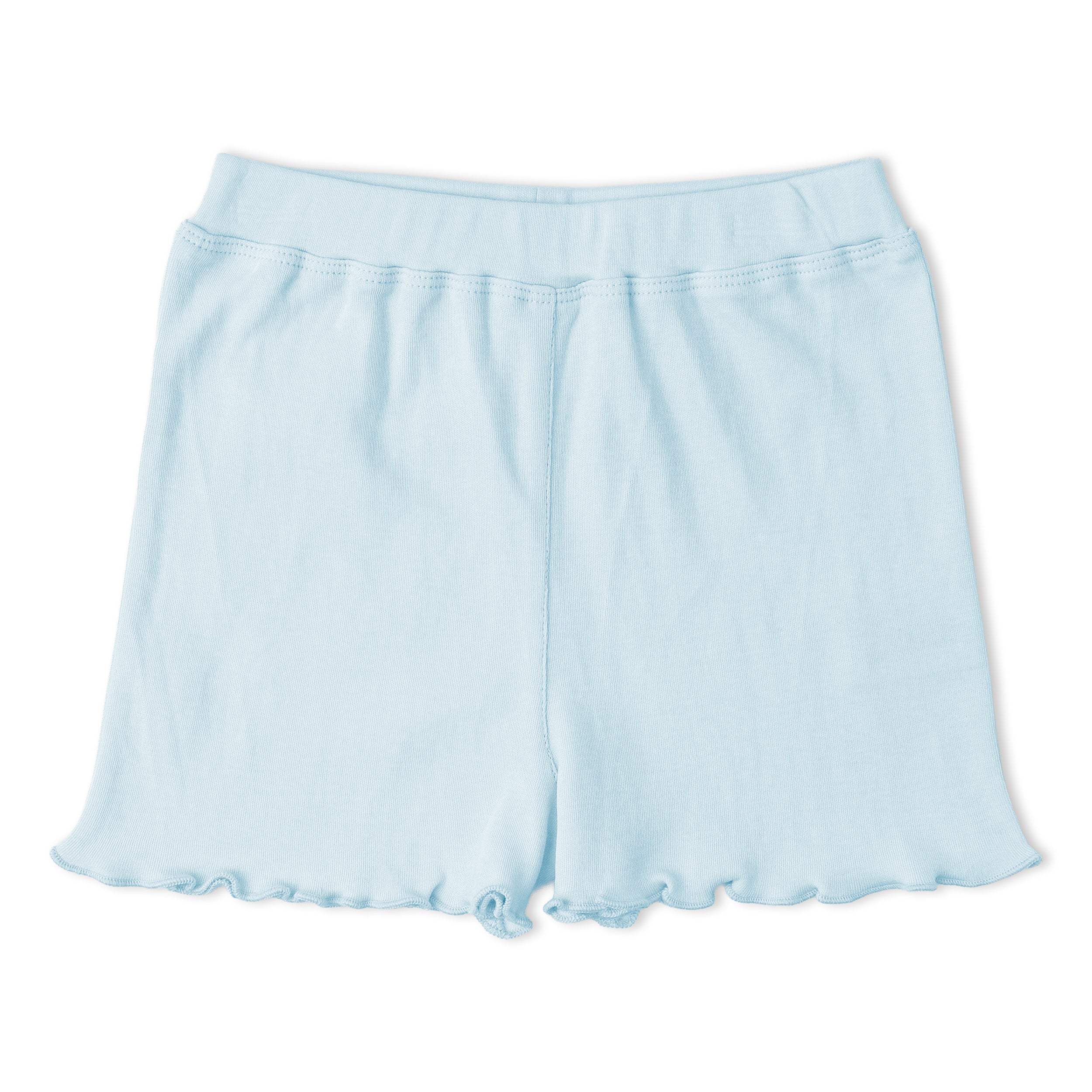 Organic Sleeveless Flutter Top & Shorts Set - Lobster
