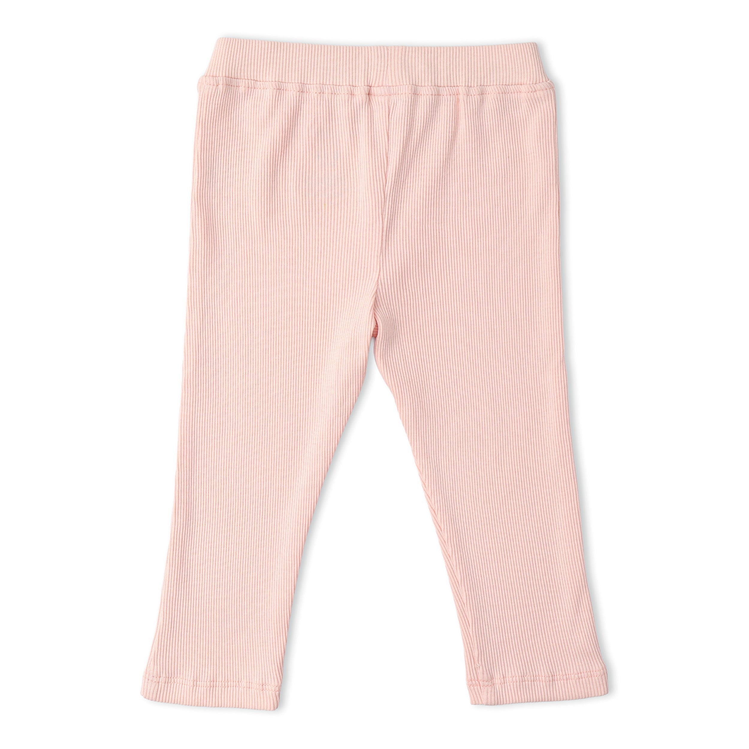 Organic Lace Collar Onesie & Tights Set - Blush