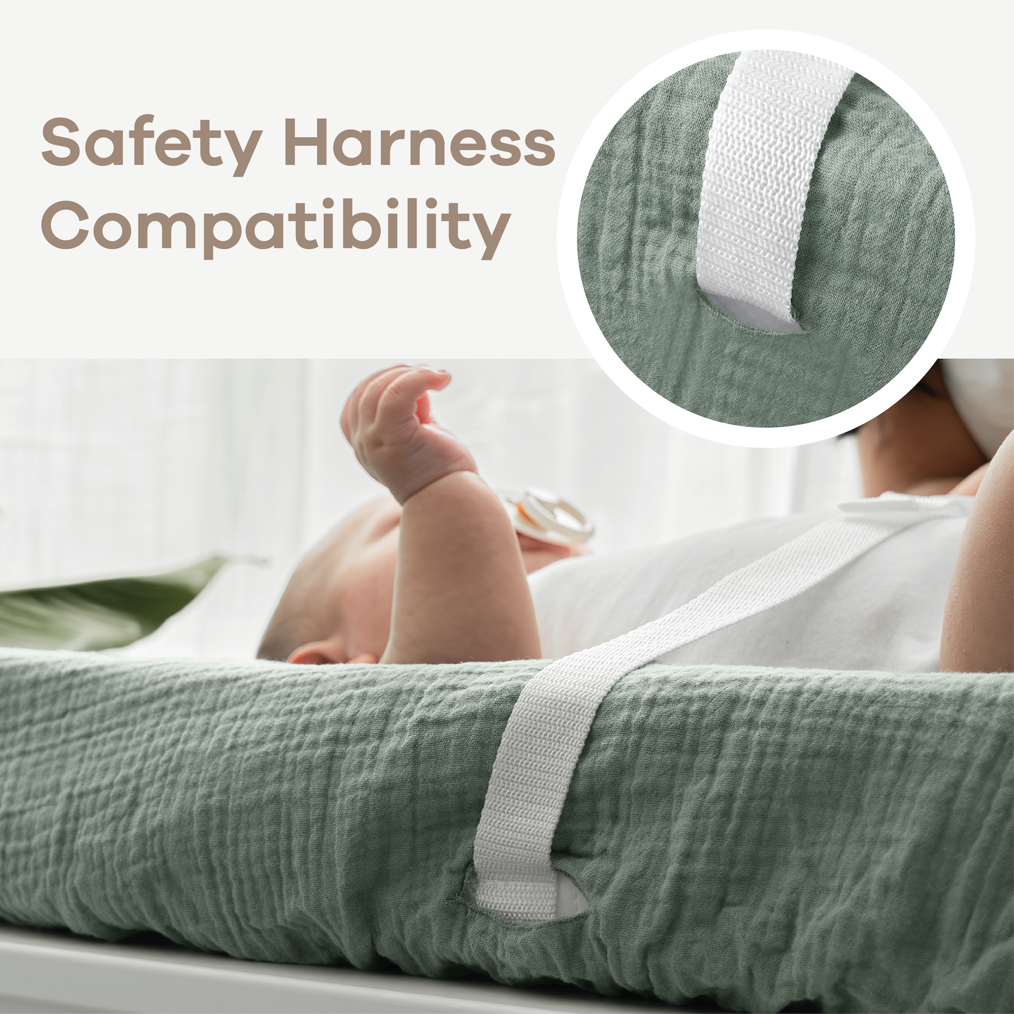 Muslin Fitted Changing Pad Cover