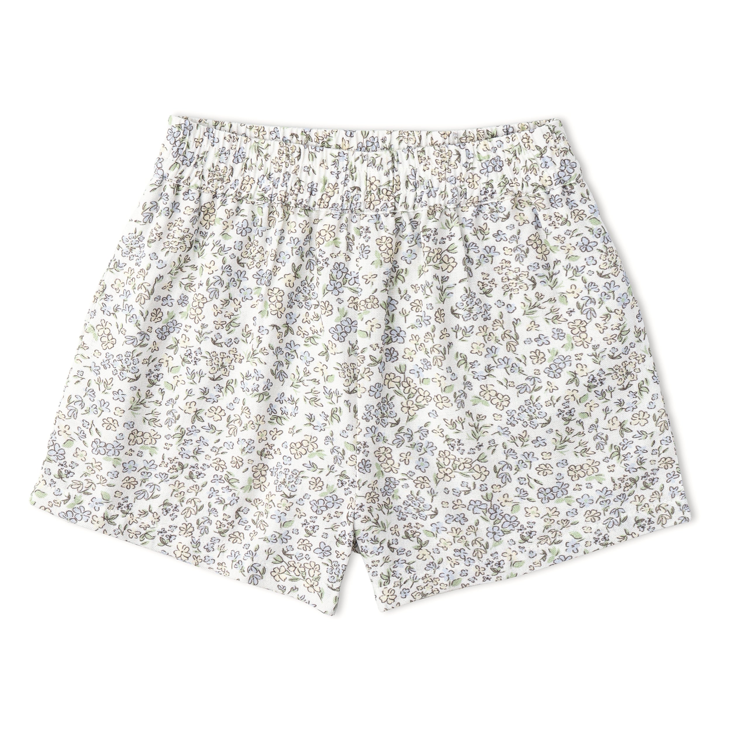 Organic Tie Up Top & Shorts Set - Tulle Floral