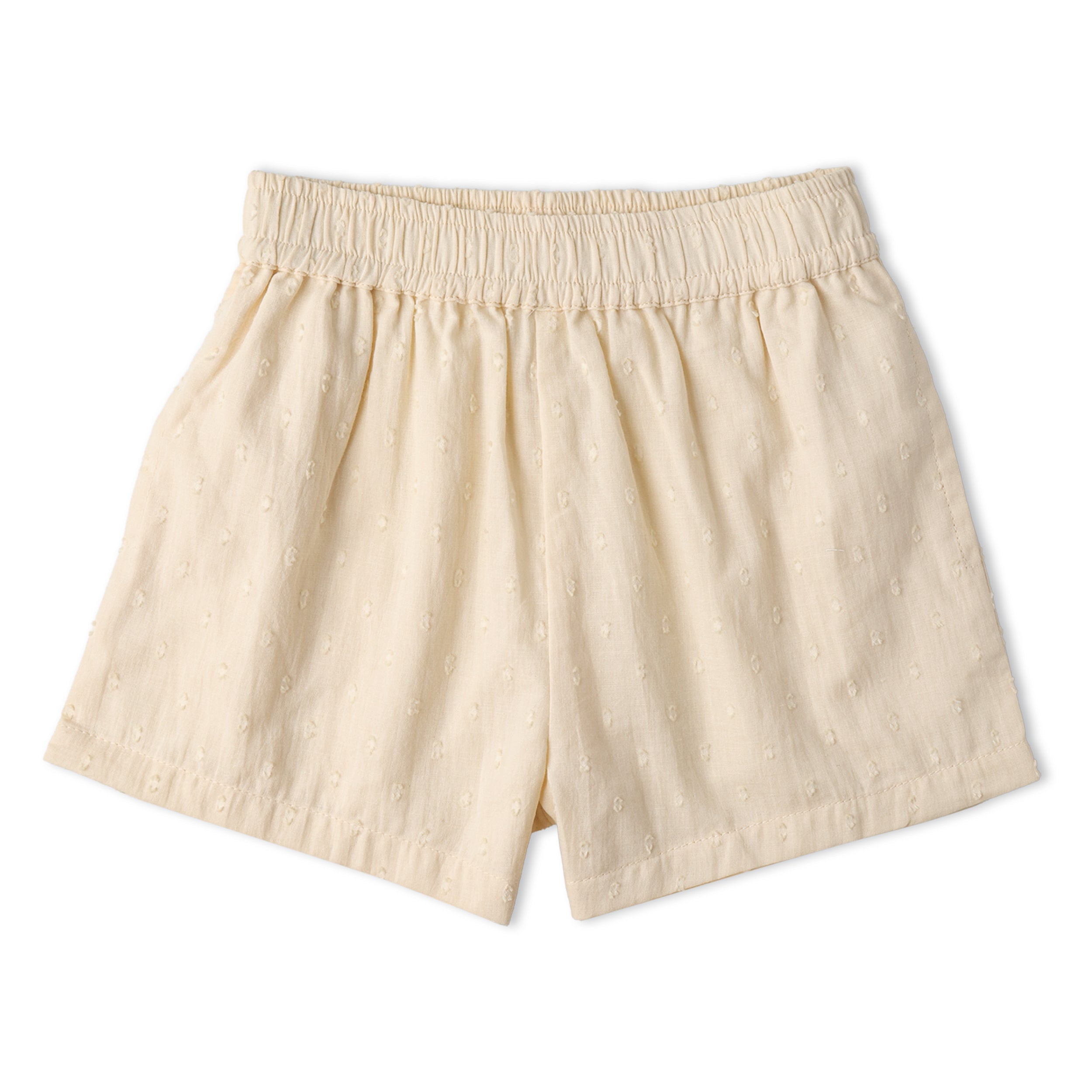 Organic Smocked Top & Shorts Set - Butter Yellow