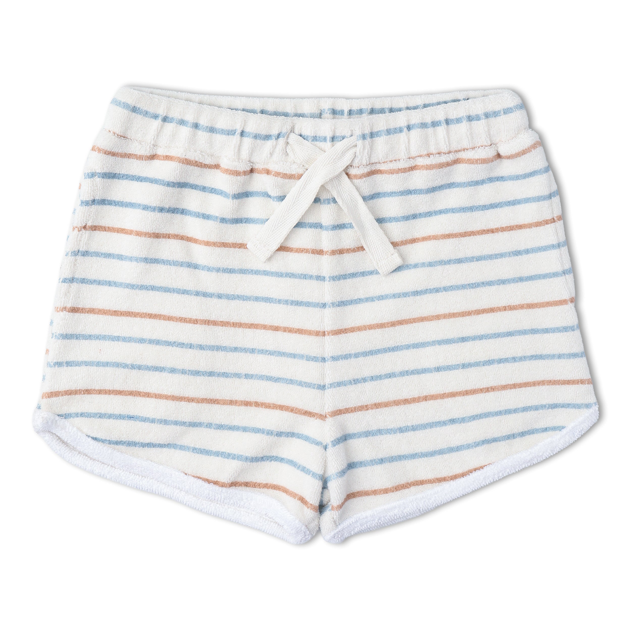 Organic Sleeveless Tee & Shorts Set - Cabana Stripes