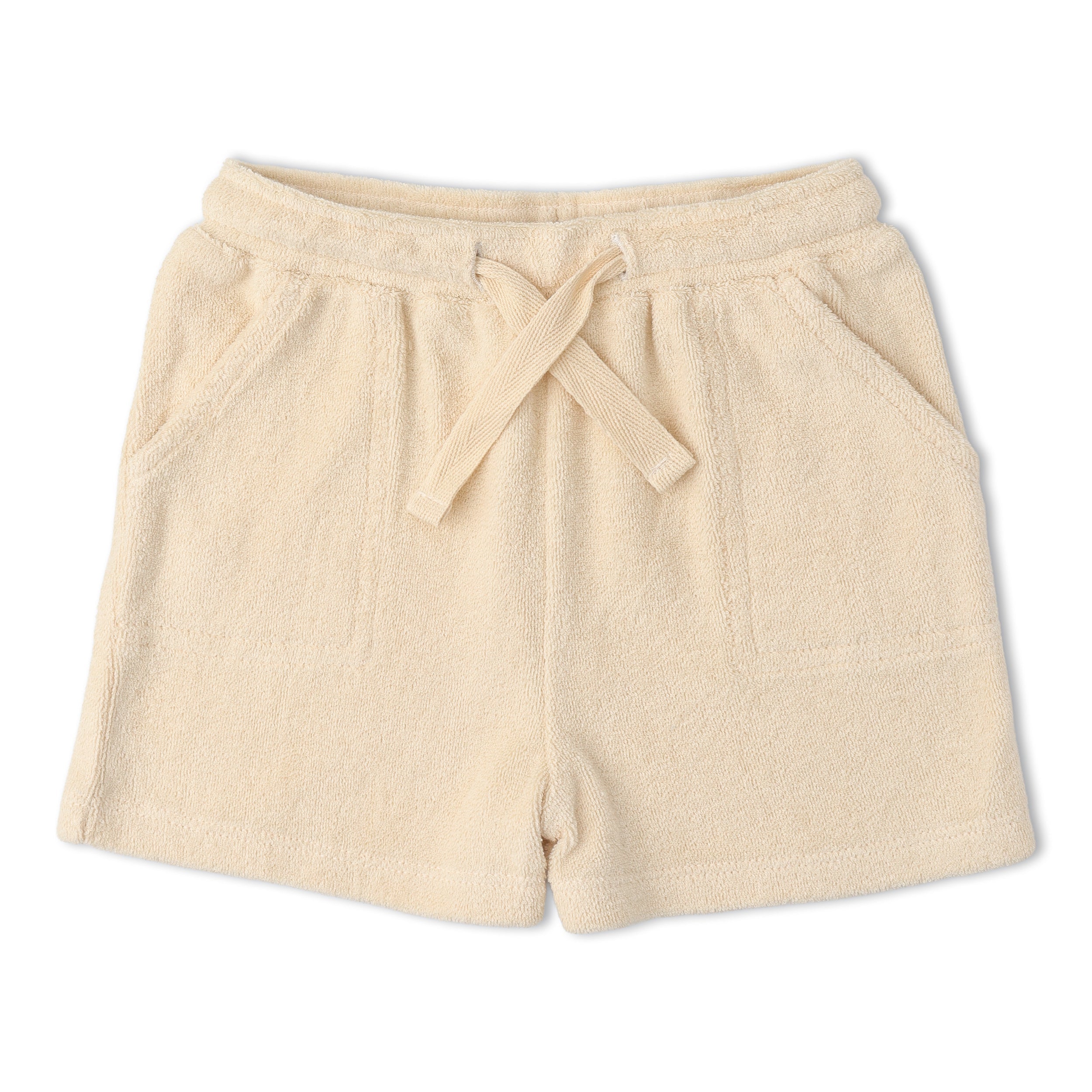 Organic Terry Tee & Shorts Set - Butter Yellow