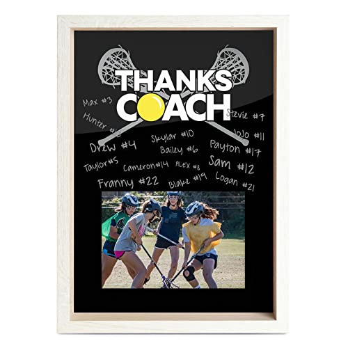 Premier Girls Lacrosse Photo Frame | Thanks Coach