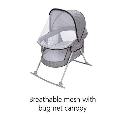 Portable Rocking Bassinet with Canopy