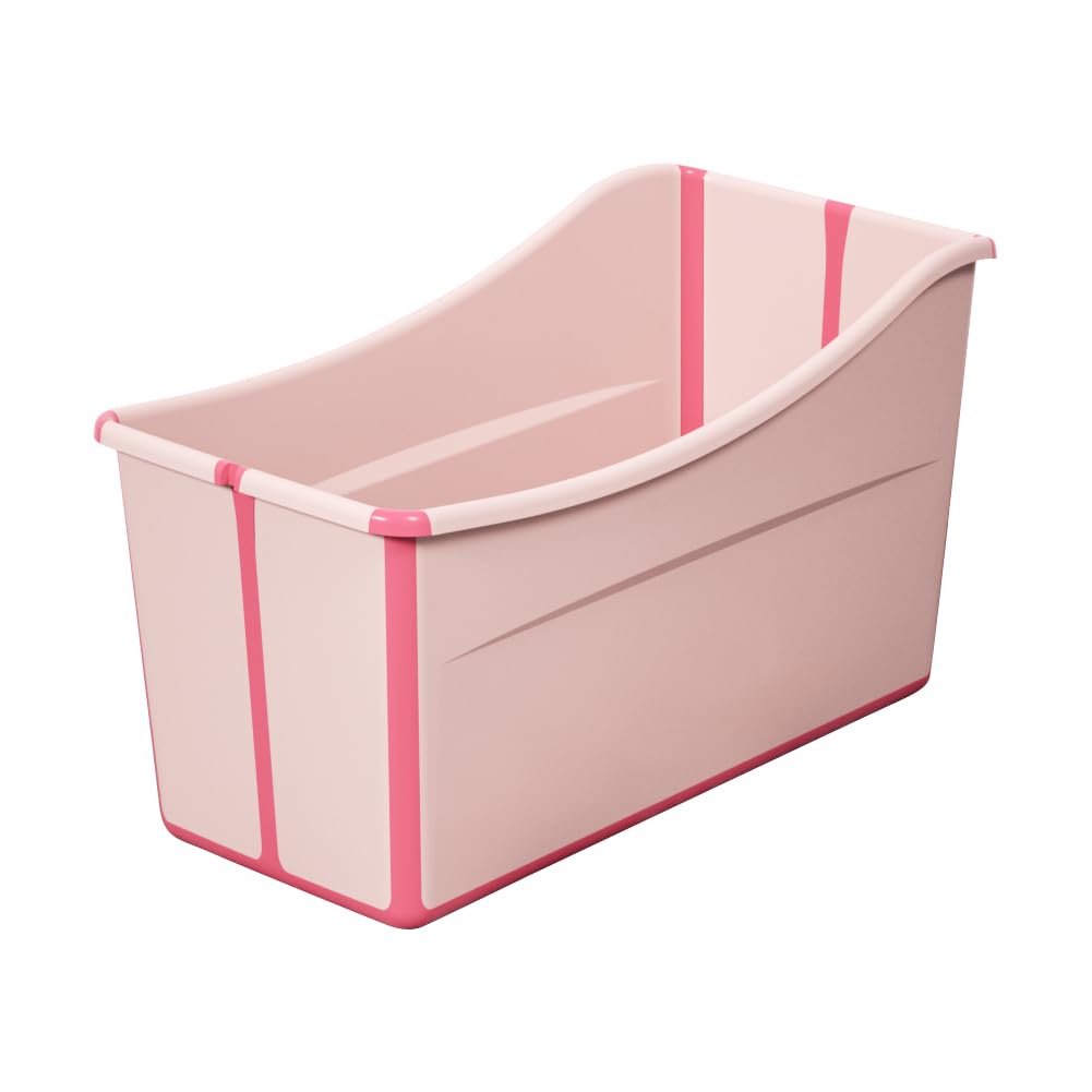 Large Foldable Bathtub for Toddler Collapsible Baby Bathtub Portable Bath tub