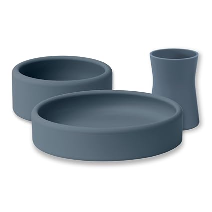 Silicone Plate, Bowl & Cup Set for Babies and Toddlers