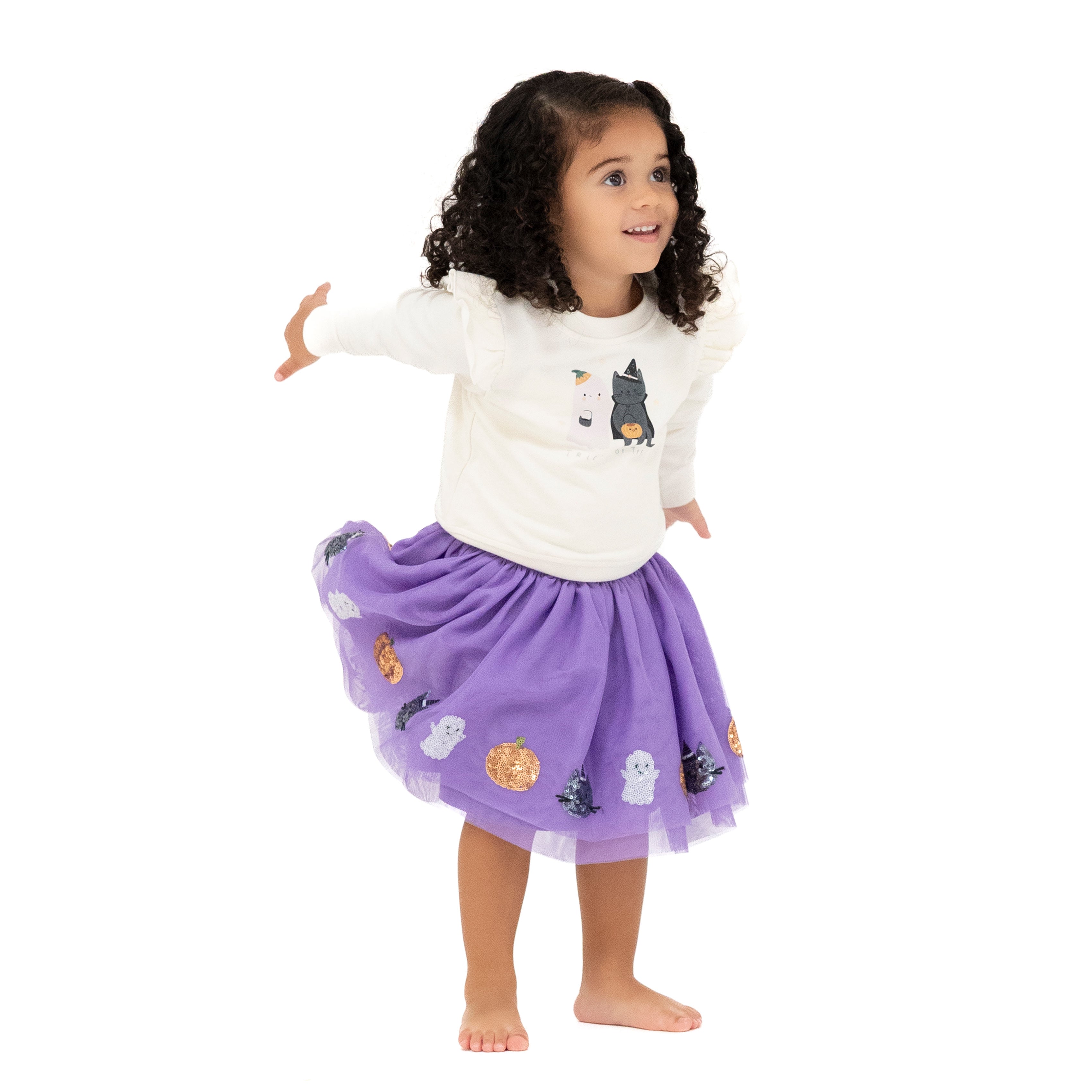 Halloween Tutus and Tops - Purple Halloween Tutu Skirt