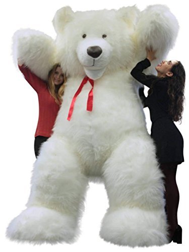 9 Foot Giant White Teddy Bear Soft Plush 108 Inches Huge Stuffed Animal Gigantic