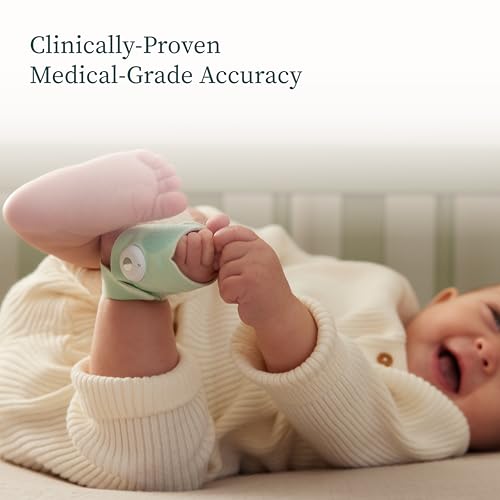 FDA-Cleared Smart Baby Monitor - Track Live Pulse (Heart) Rate,