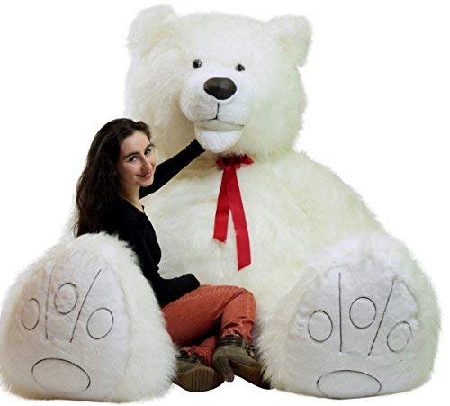 9 Foot Giant White Teddy Bear Soft Plush 108 Inches Huge Stuffed Animal Gigantic