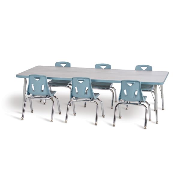 Rectangle Activity Table, 60" x 30", A-Height (24"-31" Adjustable Height)