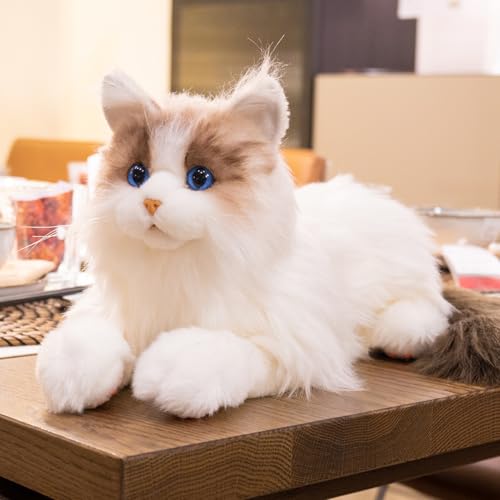 Interactive Robot cat Plush Stuffed Animal Toys for Kids Bionic Motion Purr