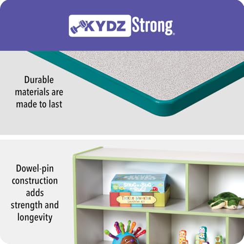 Diaper Changing Table with Pull-Out Stairs and Storage Cubbies