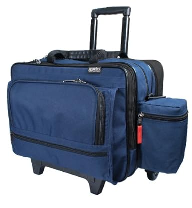 Rolling Med Bag with EZ-View: Waterproof, Ultimate Mobility for Healthcare Pros