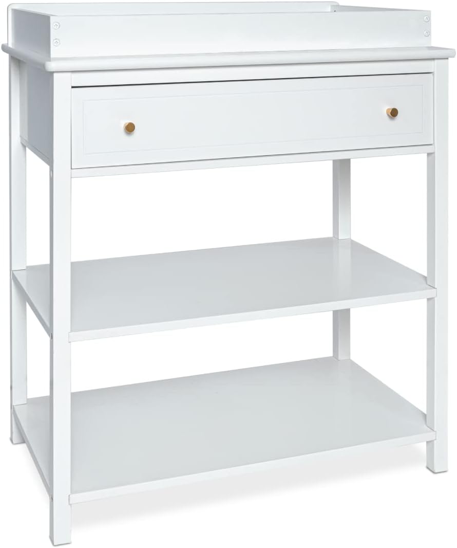 Dresser and Baby Changing Table with Storage & Removable Diaper