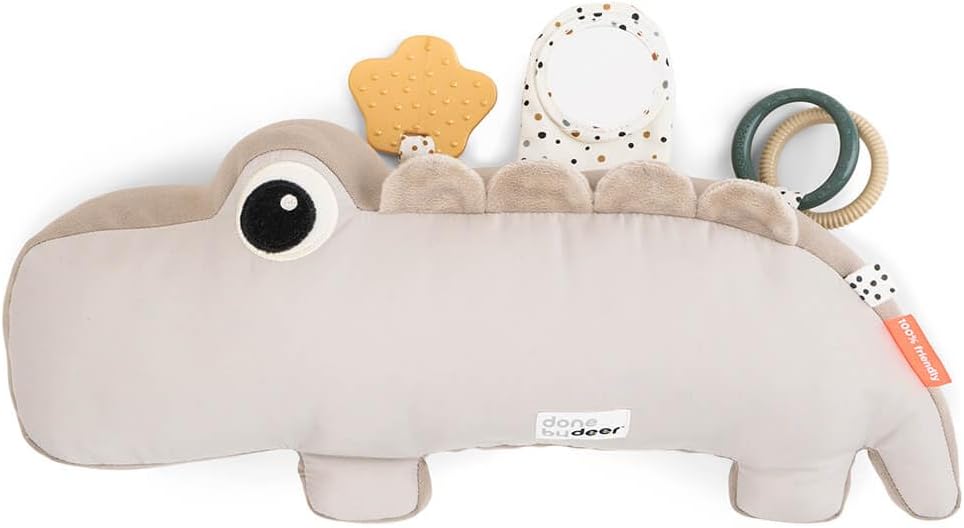 Lalee Activity Spiral Baby Toy and Croco Tummy Time Activity Toy - Sensory Stimulation