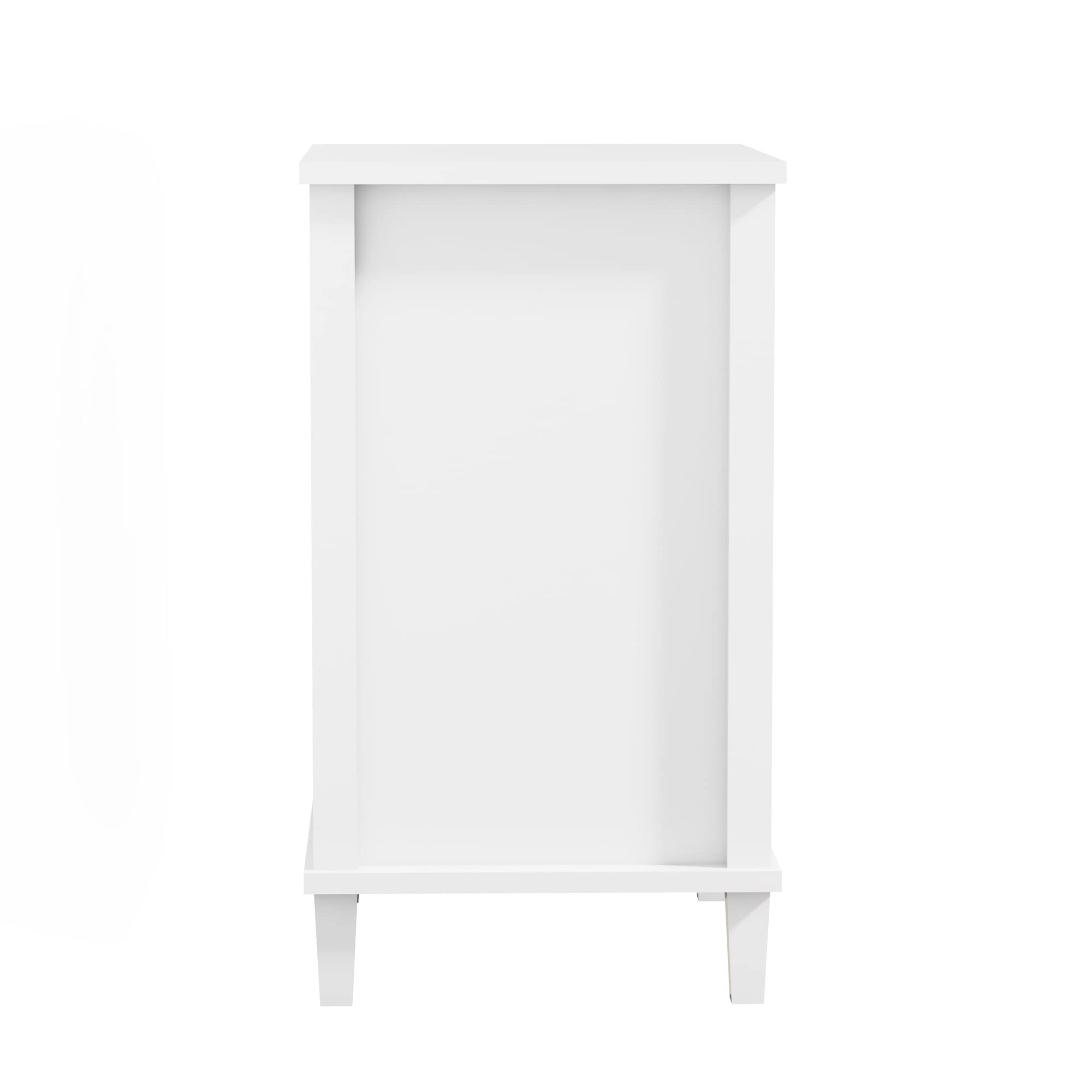 Kids Nightstand with Drawer and Storage Shelf
