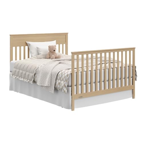5-in-1 Convertible Crib with Changing Table and Drawer