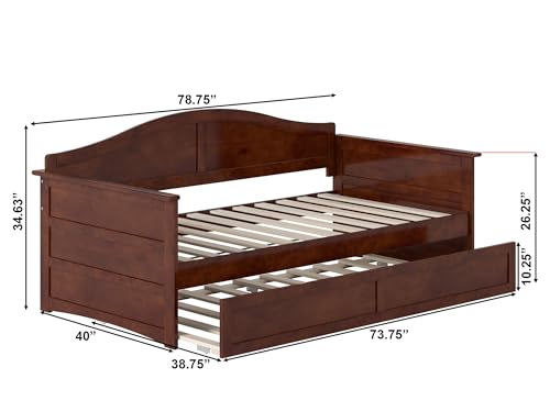 Twin Daybed with Trundle Bed Frame