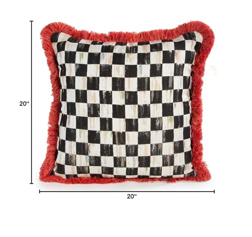 Courtly Check Square Pillow