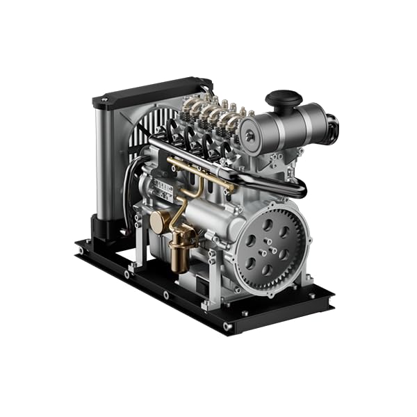 Teching Mini Diesel Engine Build Kit, Model Engine Kit for Adults - Assemble Precision Metal