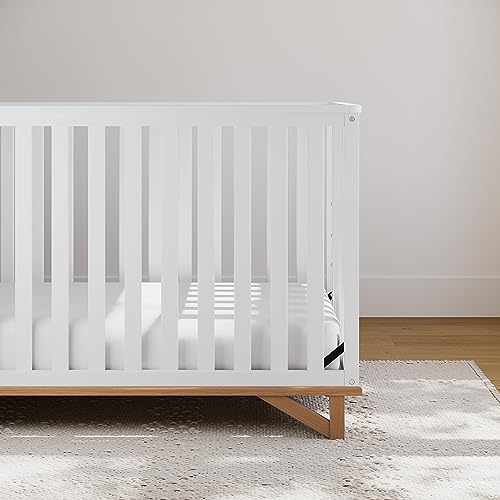 Santa Monica 5-in-1 Convertible Crib with Two-Tone Design