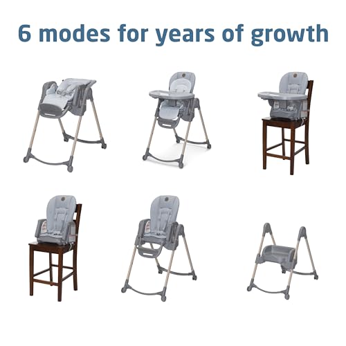 6-in-1 Convertible High Chair with EcoCare Fabric