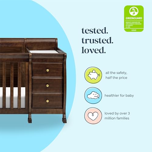 4-in-1 Convertible Crib with Changing Table