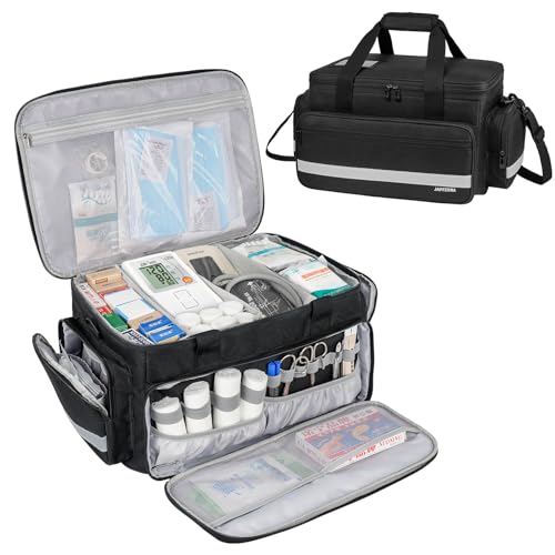 Medical Bag, Medical Equipment Case Empty, Large Home Health Nurse Bag