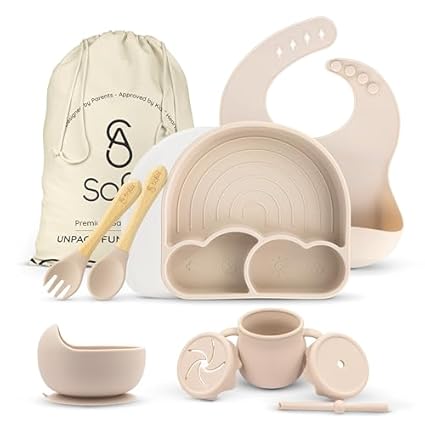 All In One Silicone Feeding Set - Safe for 6-12 Months