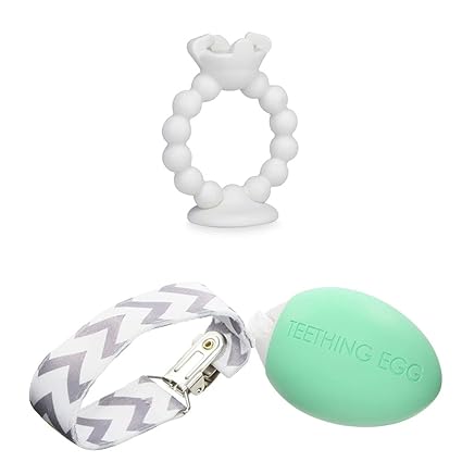 and Grippie Ring - Baby Development Toys, Teether for 3, 4, 6