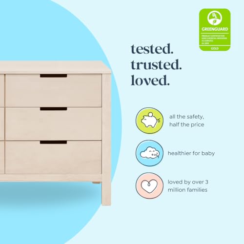 6-Drawer Baby Dresser for Nursery and Kids Bedroom
