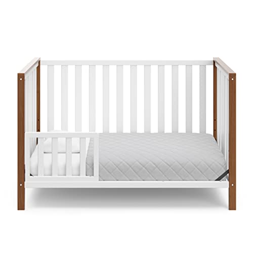 Modern Pacific 4-in-1 Convertible Crib with Adjustable Mattress Base